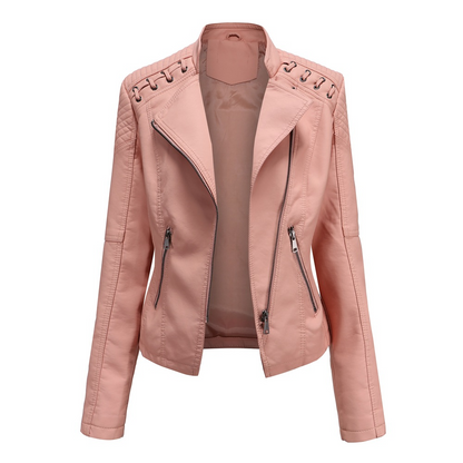 Damen-Lederjacke – Seraphina Herbstzauber