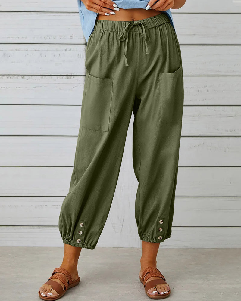Hoch Taillierte Damenhose – Olivia Herbstedition