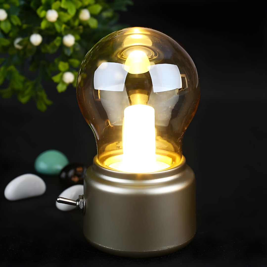 Tragbare Retro Tischlampe - LumiRetro