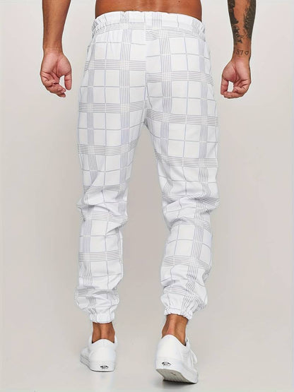 Karierte Herren-Jogginghose – Elian Herbstedition