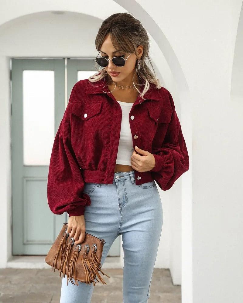 Herbstliches Jeansjäckchen mit Stil – Amira