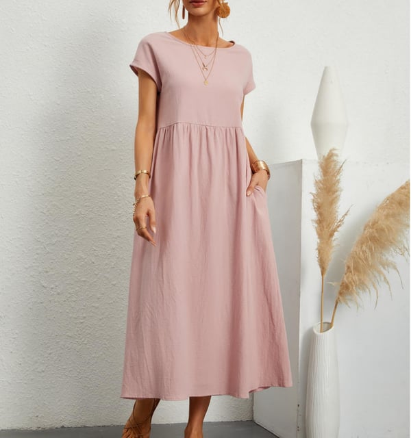Luftiges Leinenkleid – Elodie