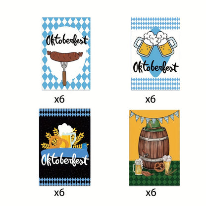 Oktoberfest Flaschenetiketten 3 Sets (je 24 Stück) – BierLabelSet Oktoberfest 2026