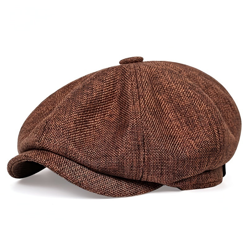 Herbstliche Retro-Herrenkappe – Alfie