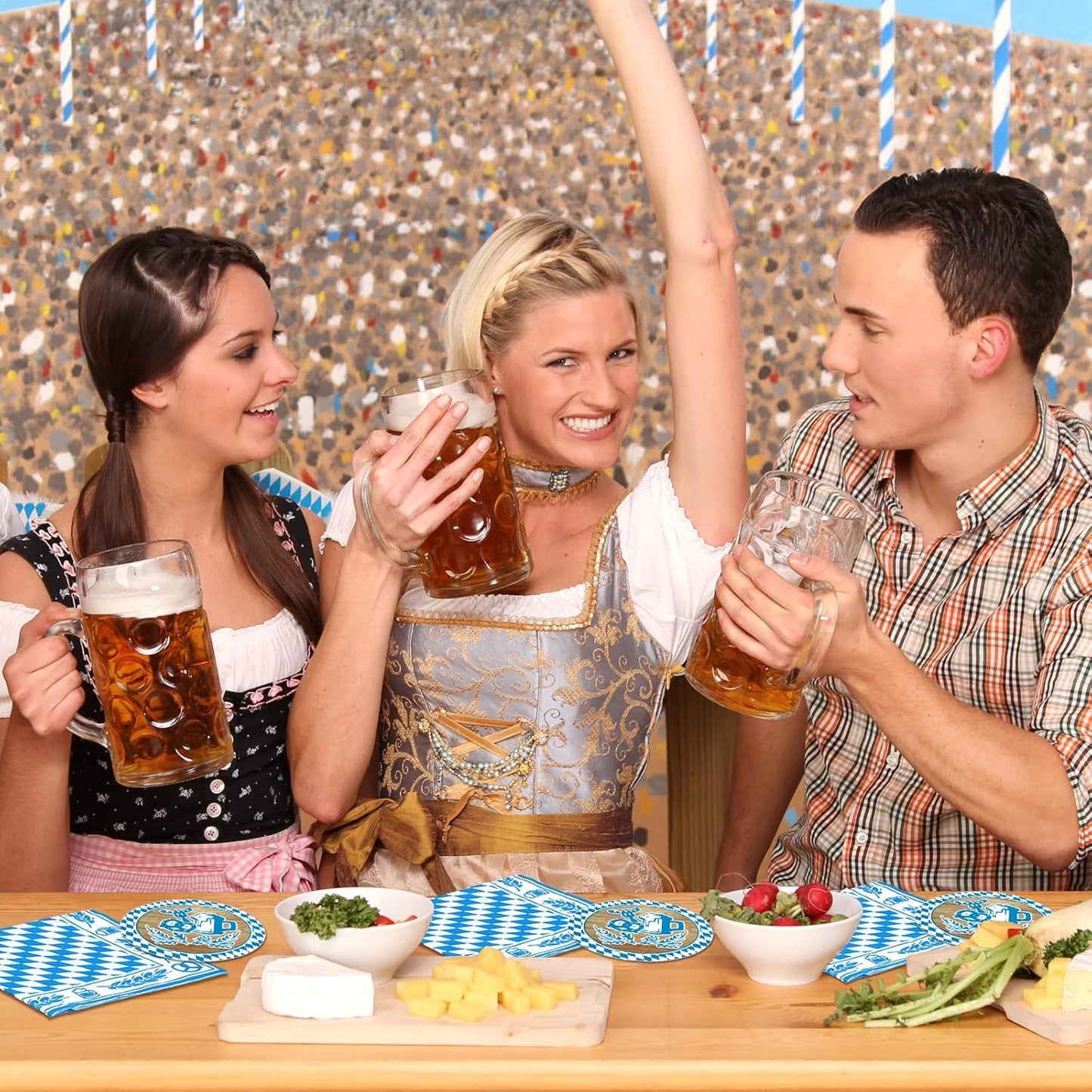 Tischdeko-Set (80-teilig) – WiesnTafel Oktoberfest 2026