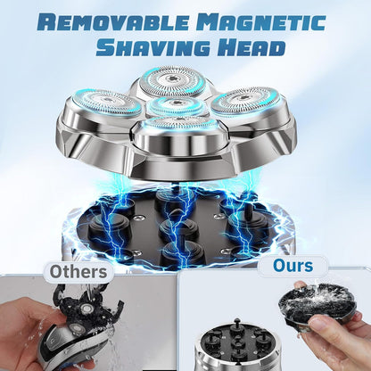 Wasserdichter magnetischer Kopfrasierer für kahle Männer – Tavien