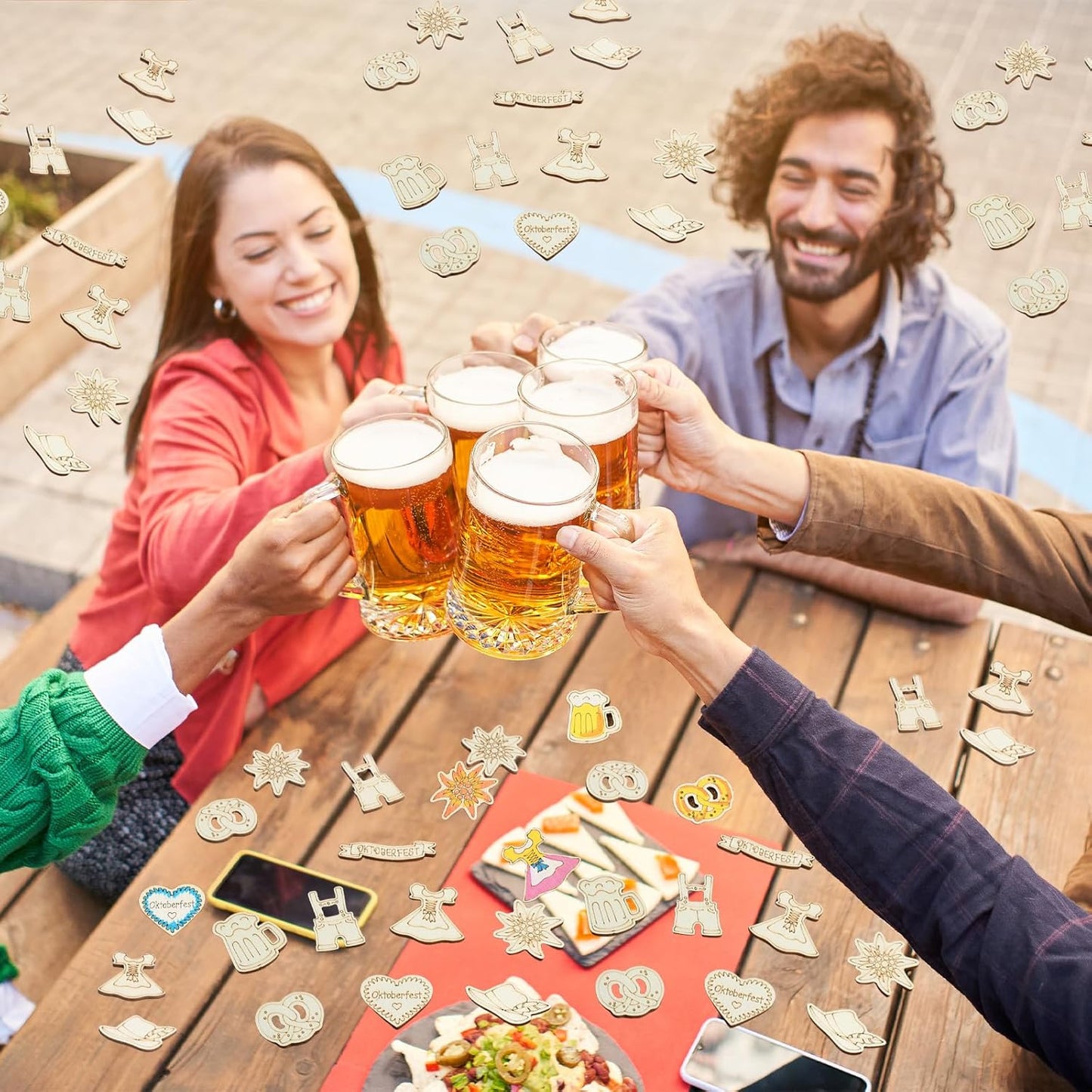 Holzkonfetti im 100er-Pack – WiesnZauber Oktoberfest 2026