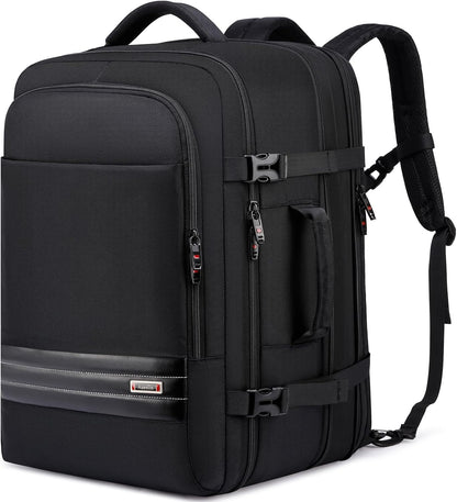 Erweiterbarer 45–55L Wasserdichter Reiserucksack mit 46,5 cm Laptopfach