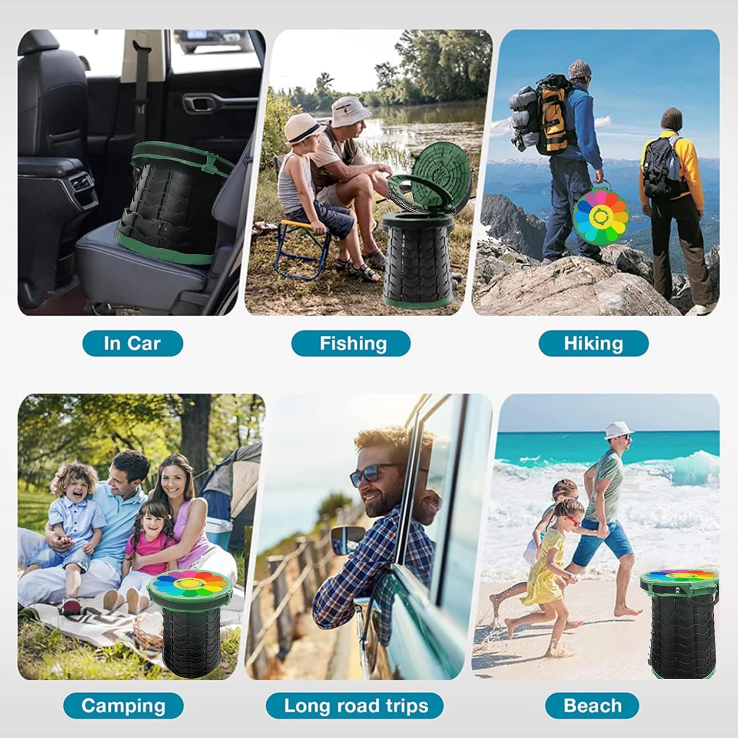 Porta-Toilette mit verstellbarer Höhe – CampMate
