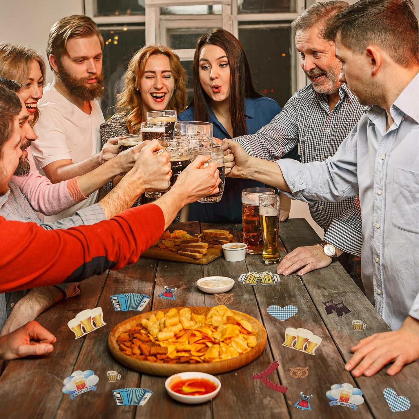 Holzdeko Oktoberfest (100er-Set) – WiesnKonfetti Oktoberfest 2026