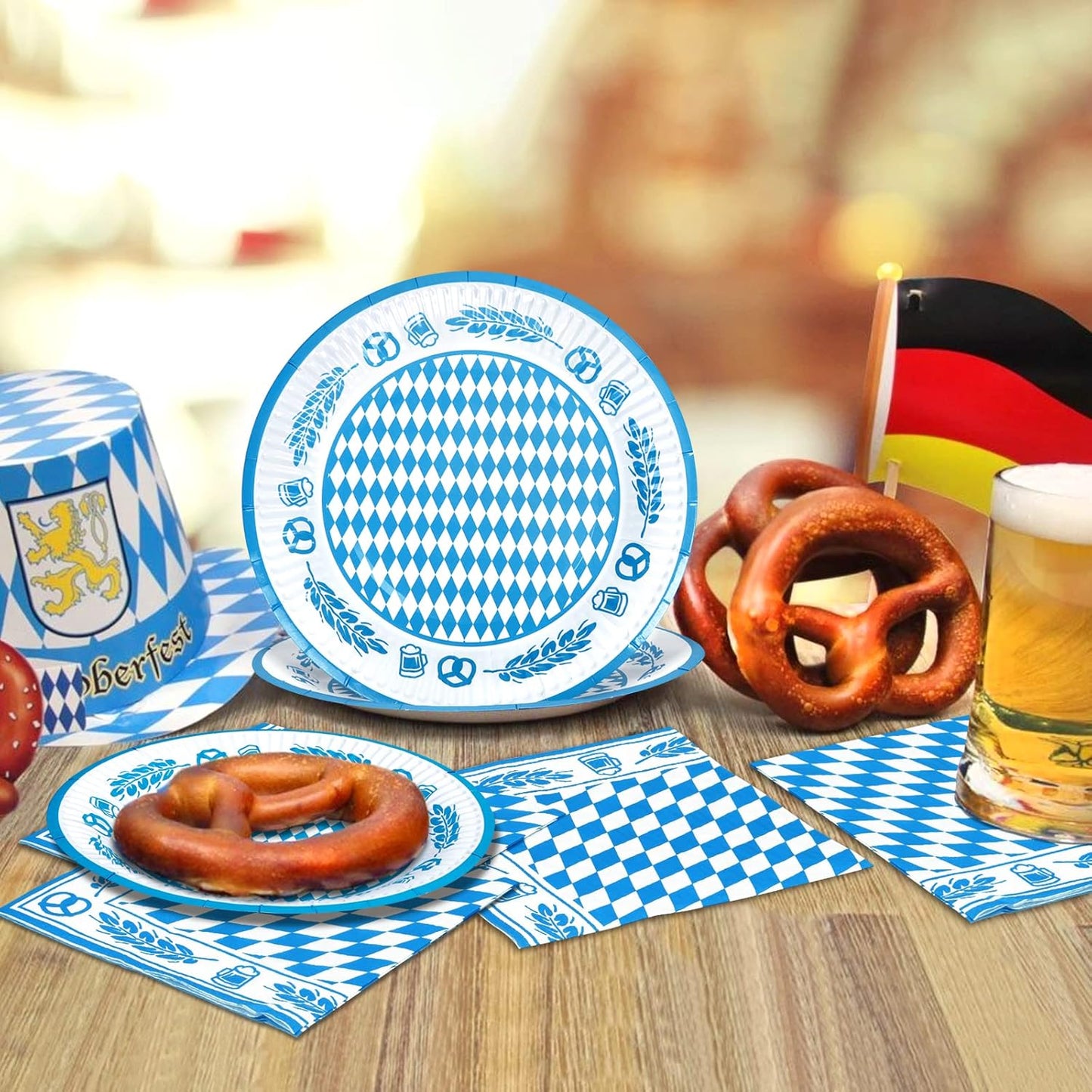 Tischdeko-Set (80-teilig) – WiesnTafel Oktoberfest 2026