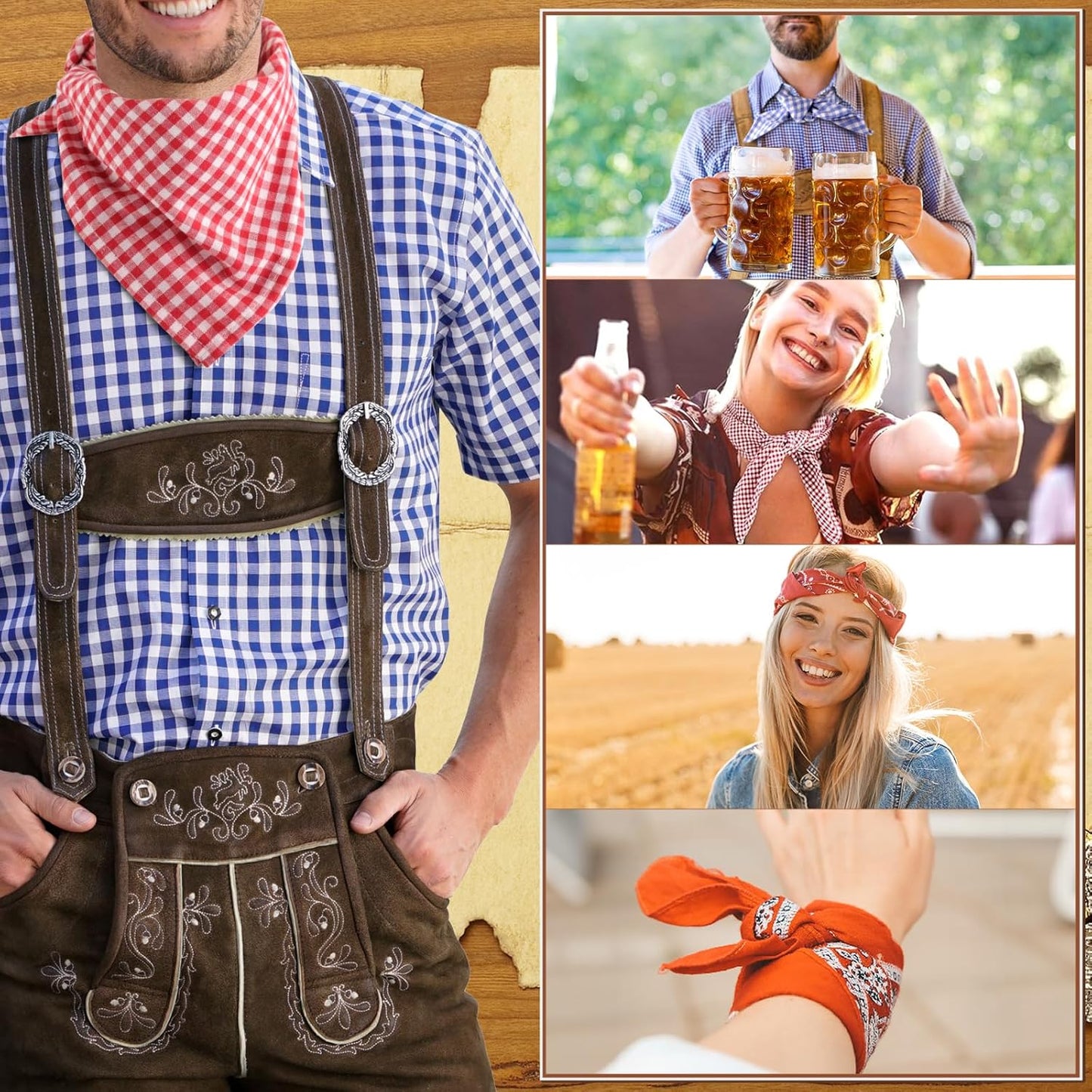 Halstuch (2er-Set) – AlpenTuch Oktoberfest 2026