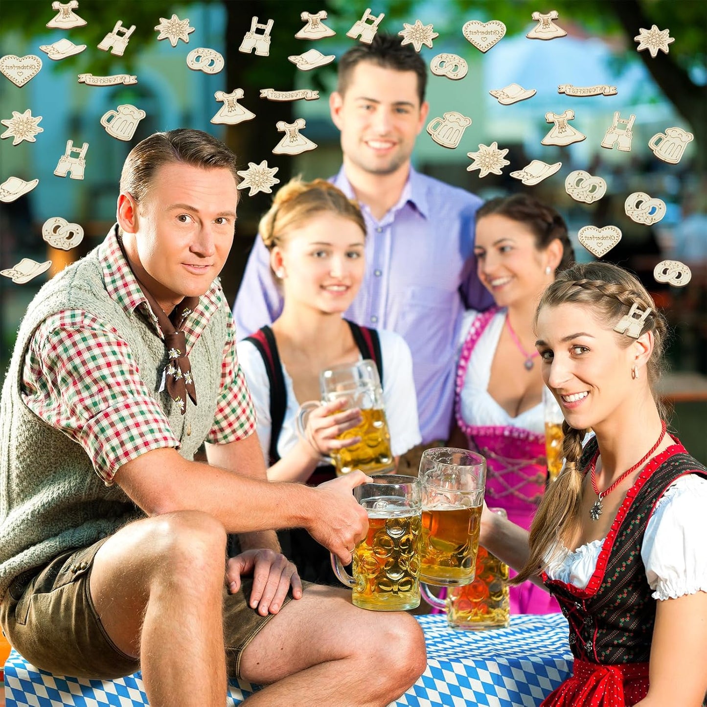 Holzkonfetti im 100er-Pack – WiesnZauber Oktoberfest 2026