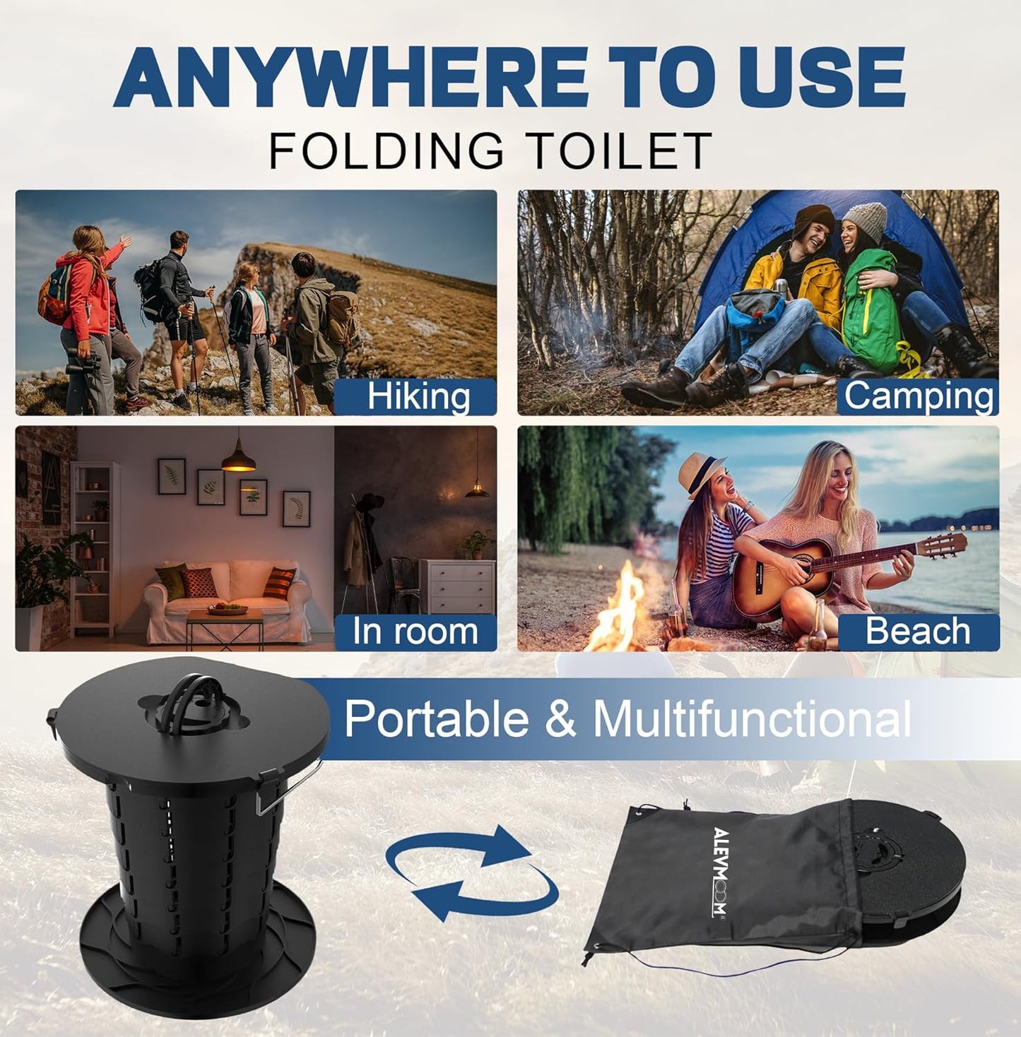 Porta-Toilette mit verstellbarer Höhe – CampMate