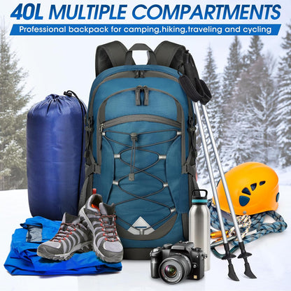 40L Wasserdichter Wander- und Campingrucksack – Leicht & Faltbar – 2 zum Preis von 1