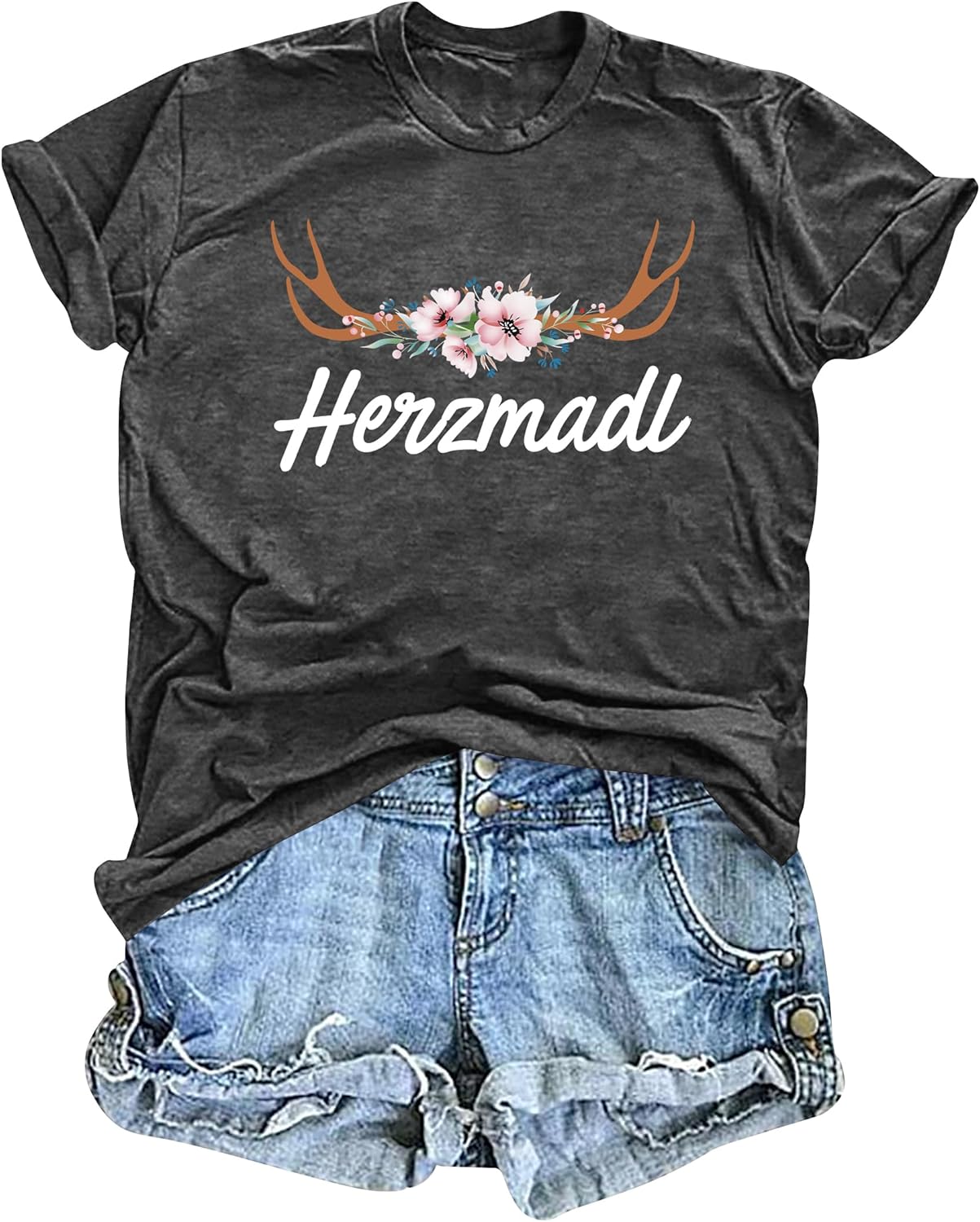 Damen Kurzarm Herzmadl T-Shirt – Lena Oktoberfest 2026