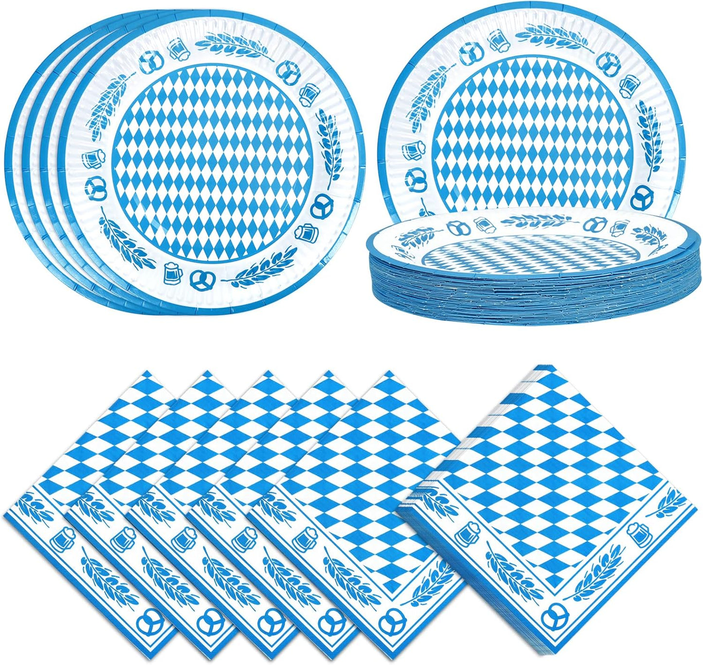 Tischdeko-Set (80-teilig) – WiesnTafel Oktoberfest 2026