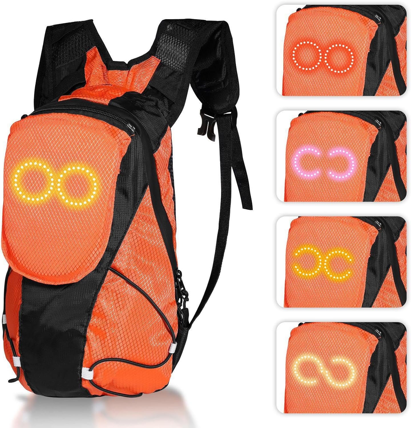 LED-Motorrad-Rucksack – Leuchtende Sicherheits-Tasche für Outdoor- und Nachtfahrten – Lumaro