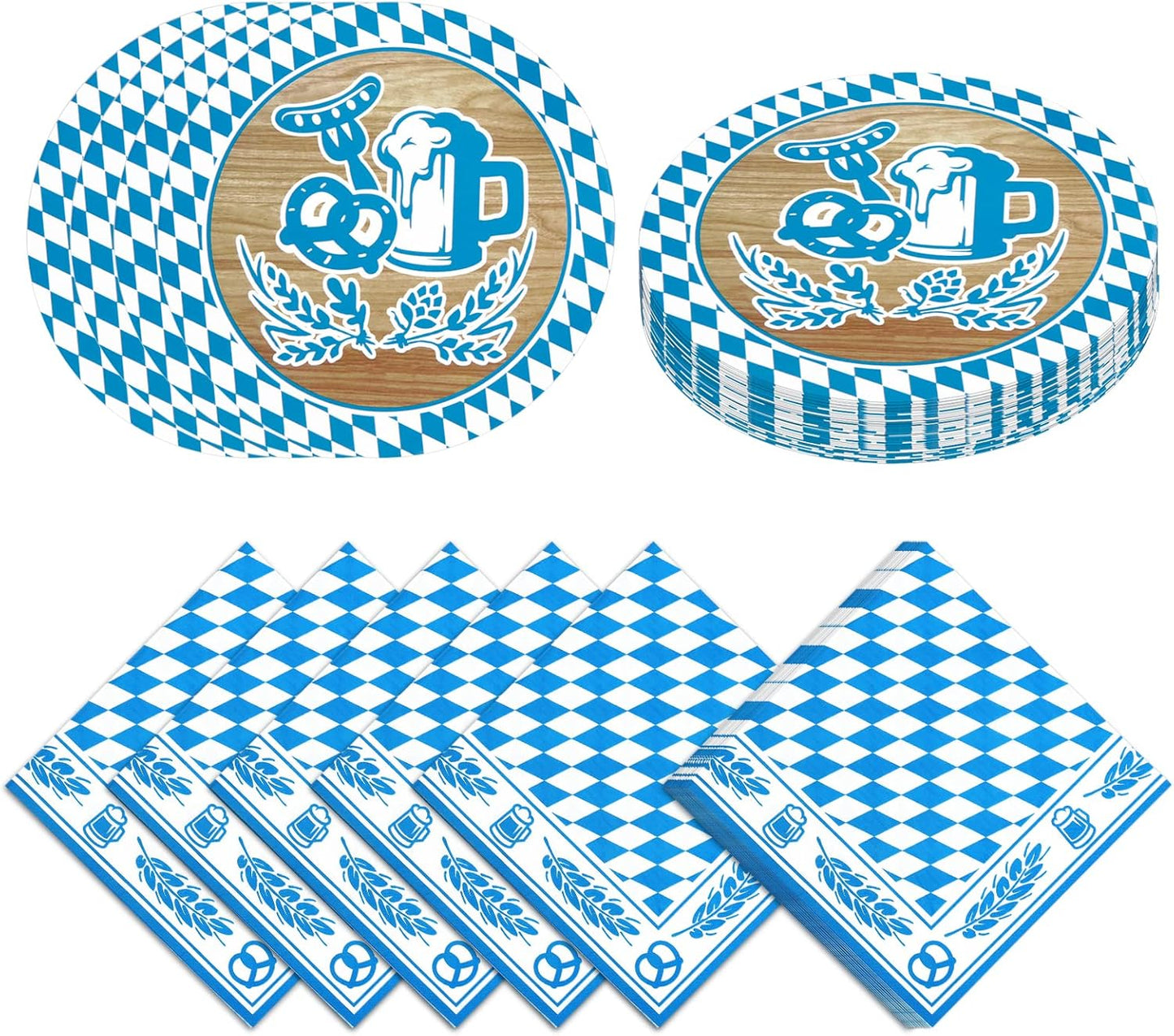 Tischdeko-Set (80-teilig) – WiesnTafel Oktoberfest 2026