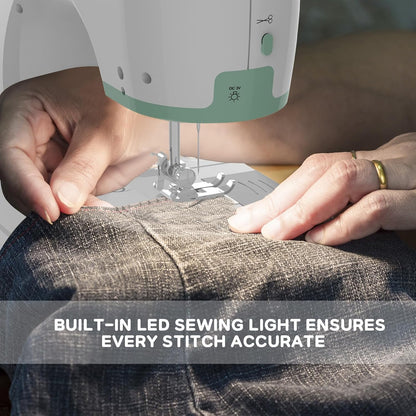Tragbare Nähmaschine mit 12 Stichen und Erweiterungstisch – StitchPro