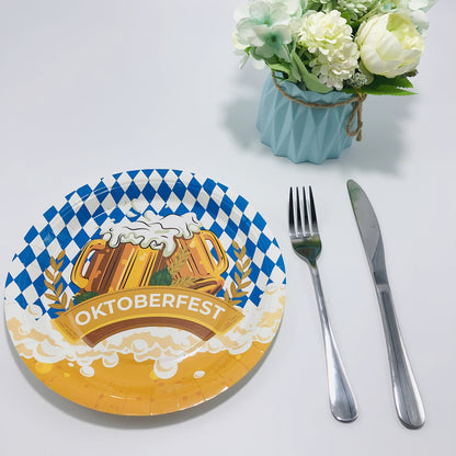 Papier Teller Set (verschiedene Größen) – WiesnTeller Oktoberfest 2026