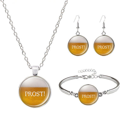 4-teiliges Schmuckset mit Bier-Design – ProstSchmuckSet Oktoberfest 2026