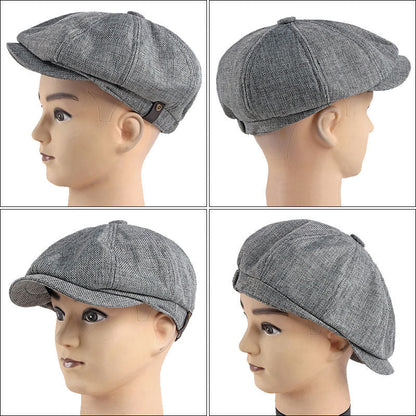 Herbstliche Retro-Herrenkappe – Alfie