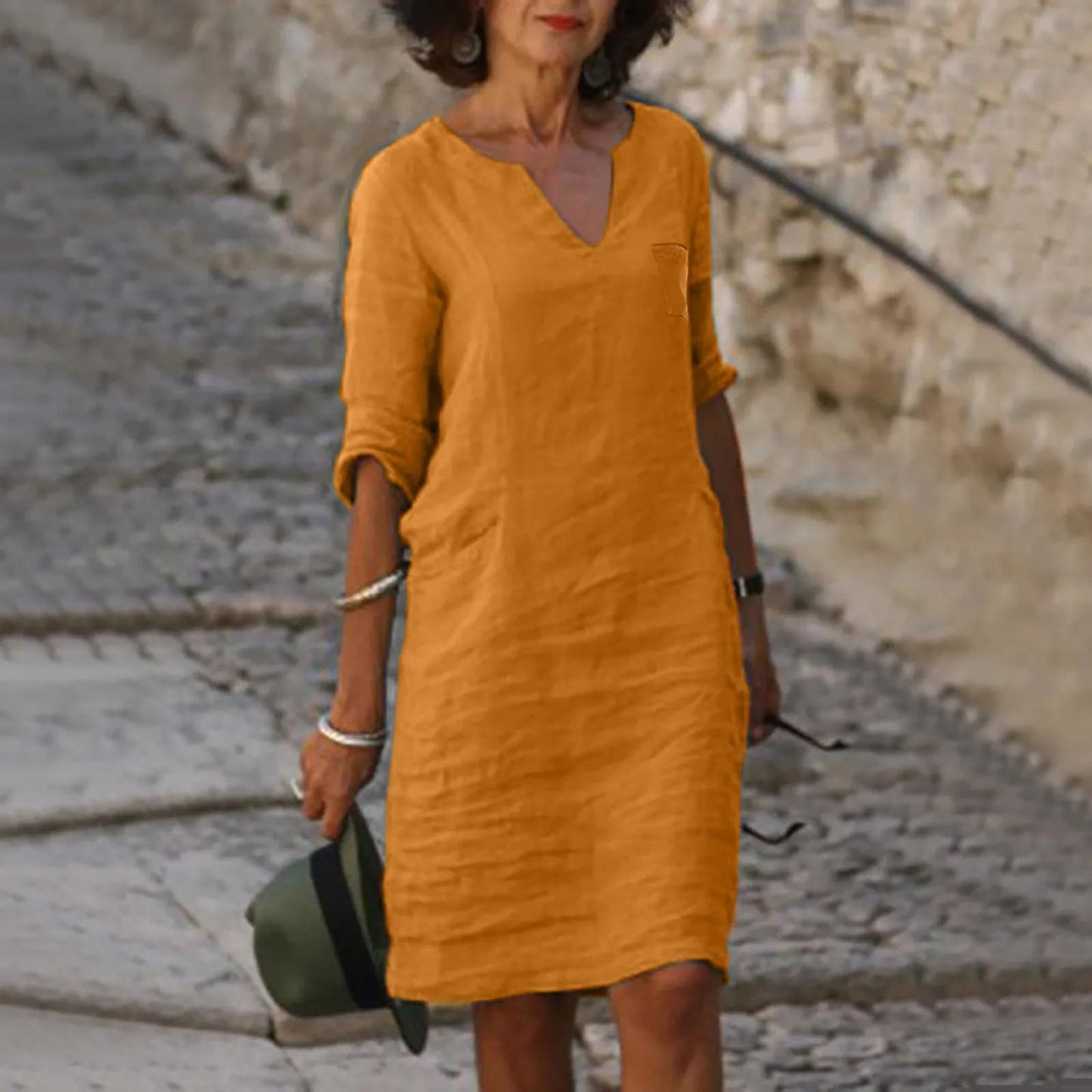 Stilvolle Luftige Sommerkleid – Isalie