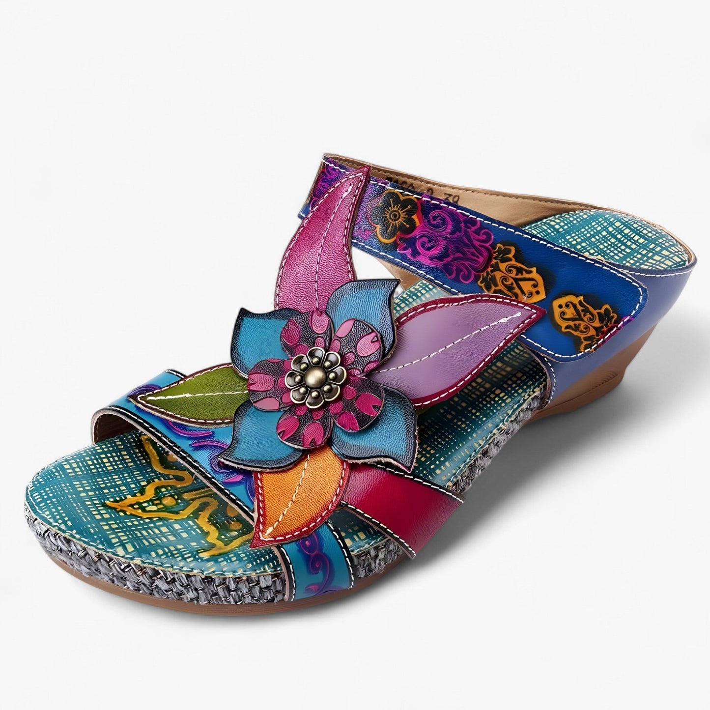 Boho-Sandalen für Damen mit geflochtenen Riemen – BohoStep Dolly
