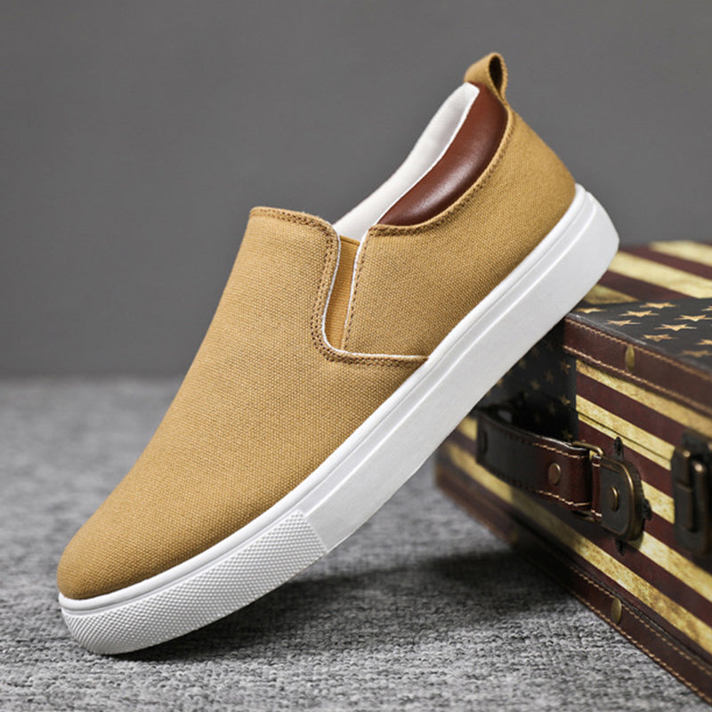 Slip-On-Herrenschuhe aus Canvas – Lennard