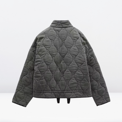 Damen Steppjacke mit Kordelzug & Reißverschluss – Lorena