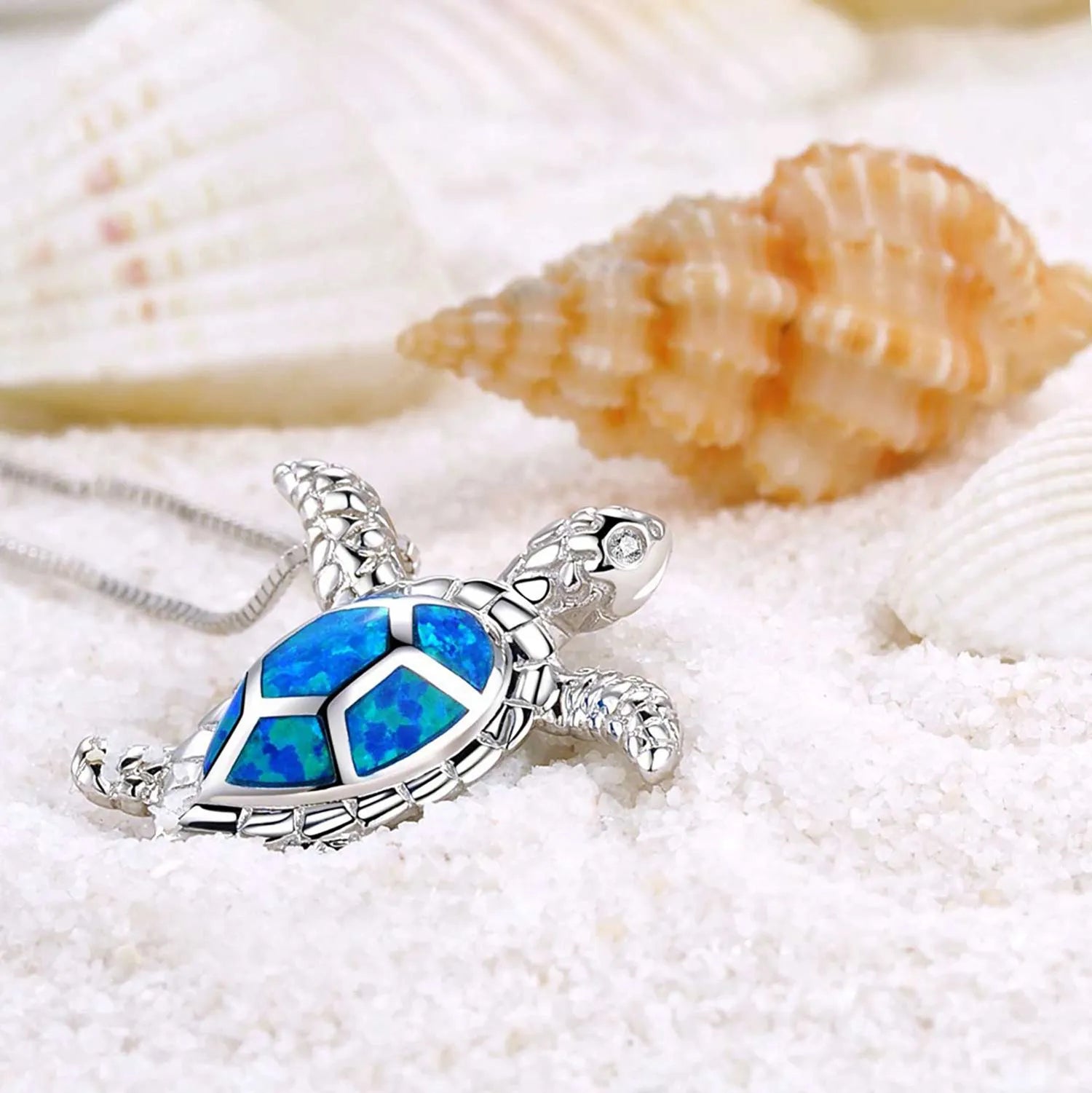 925er Silber Halskette - WisdomTurtle 