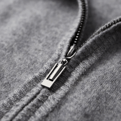 Herren Kaschmir-Zip-Jacke – Laurent Herbstedition