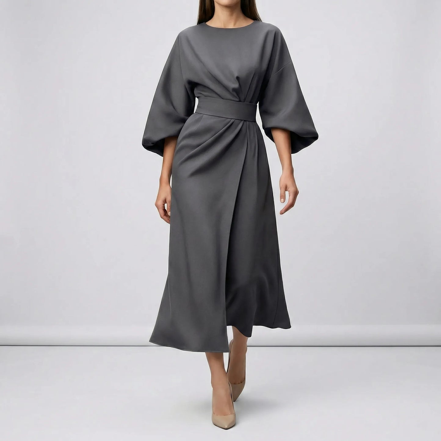 Abendkleid Mit Taillengürtel - Angela