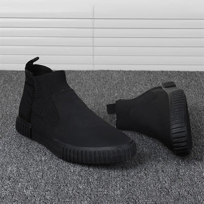 Herren Canvas-Sneaker mit High-Top-Design – Lennard Herbstedition