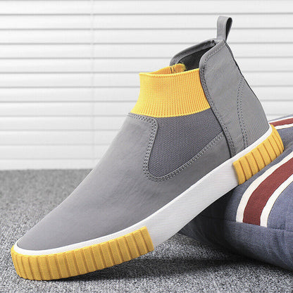 Herren Canvas-Sneaker mit High-Top-Design – Lennard Herbstedition