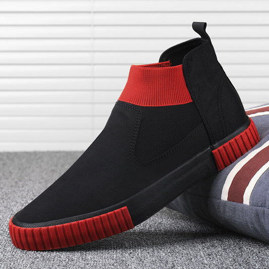 Herren Canvas-Sneaker mit High-Top-Design – Lennard Herbstedition