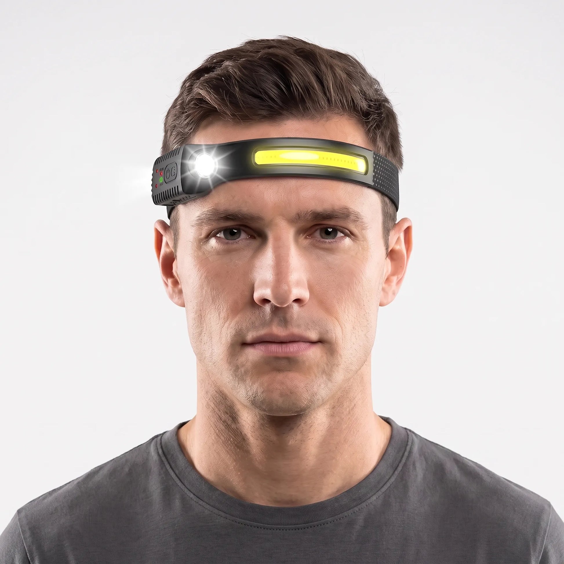 Akku-Stirnlampe Im Banddesign - Beamflex