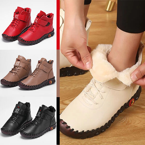 Warme hohe Damenschuhe für den Winter – Nova