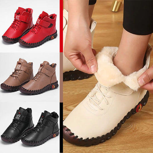 Warme hohe Damenschuhe für den Winter – Nova
