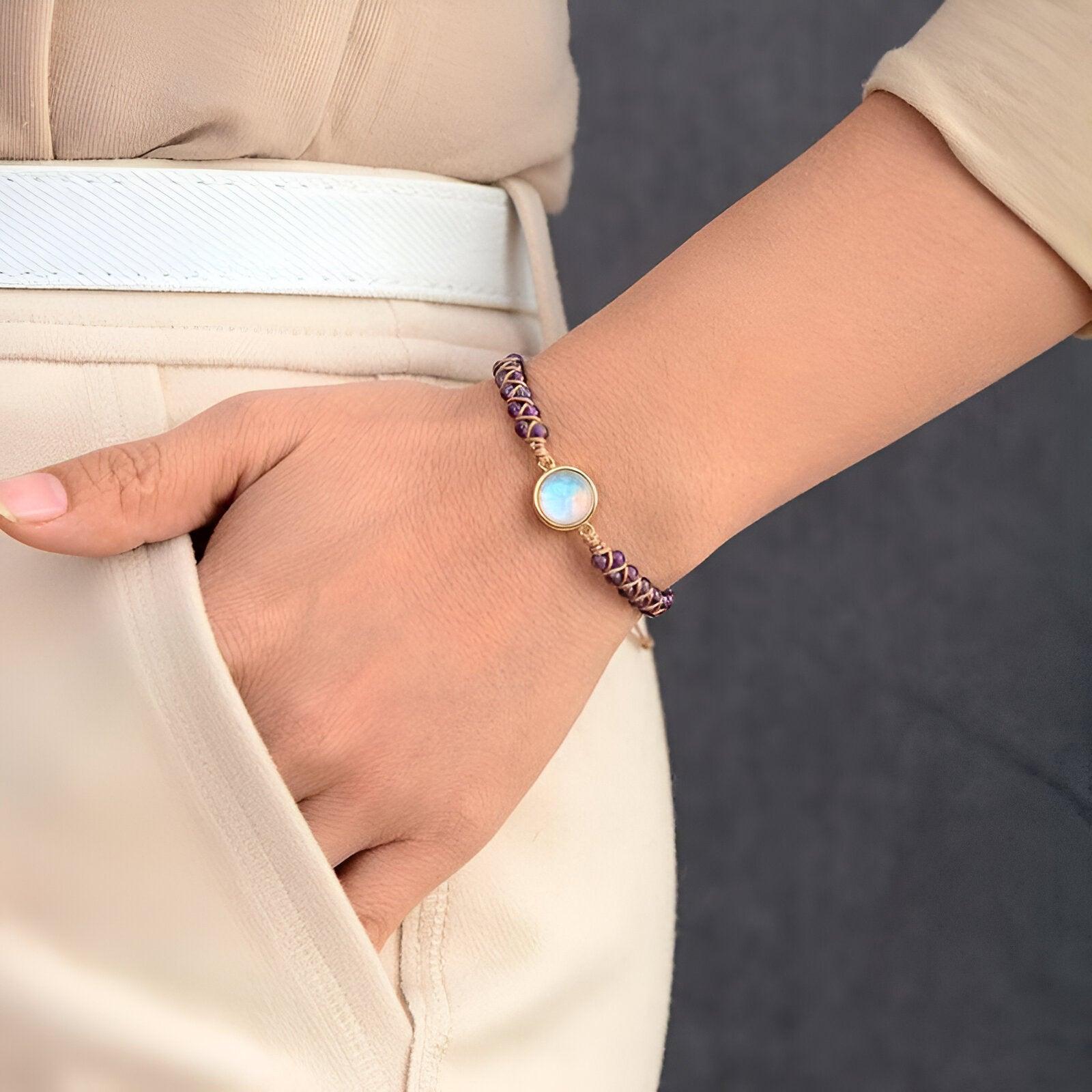 Armband Aus Amethyst - HarmonyBracelet 