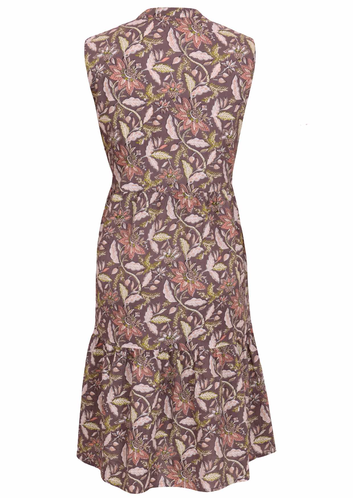 Ärmelloses Midikleid Mit Stufenrock - Dana