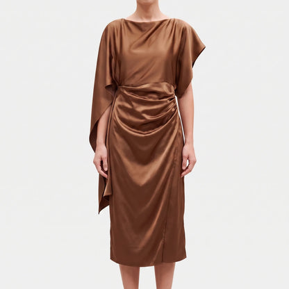 Asymmetrisches Midikleid -  Debra