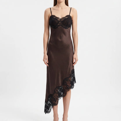 Asymmetrisches Midikleid -  Sally