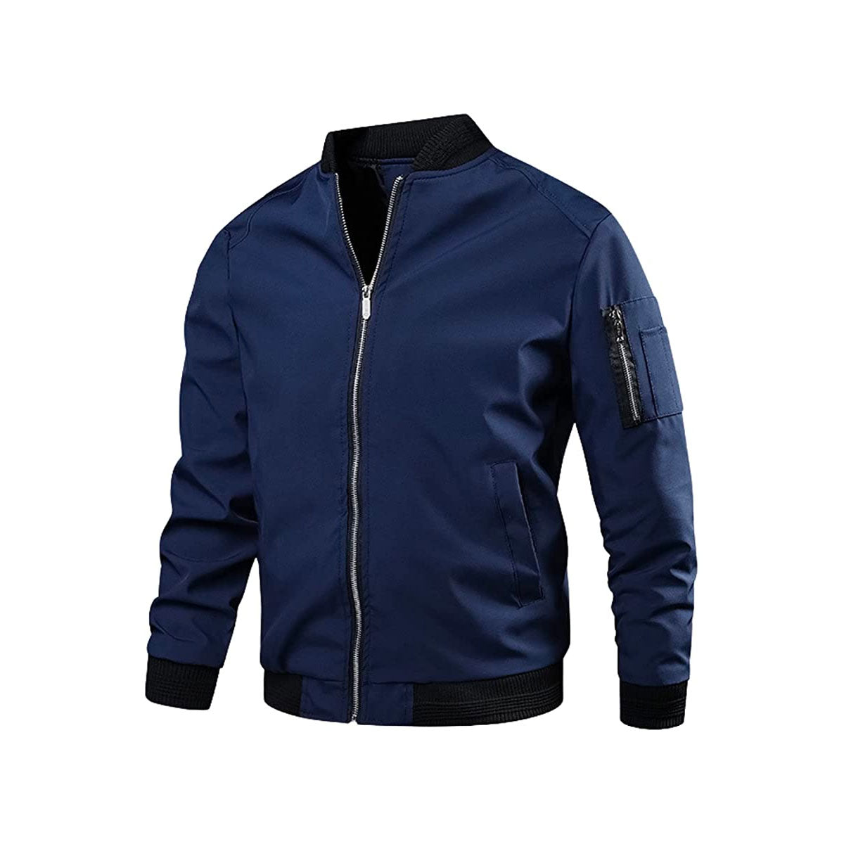 Leichte & trendige Herren Bomberjacke mit Reißverschluss – Jaron Herbstedition