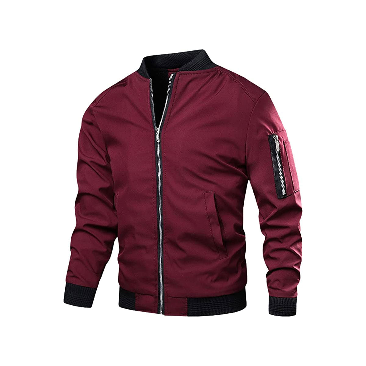 Leichte & trendige Herren Bomberjacke mit Reißverschluss – Jaron Herbstedition