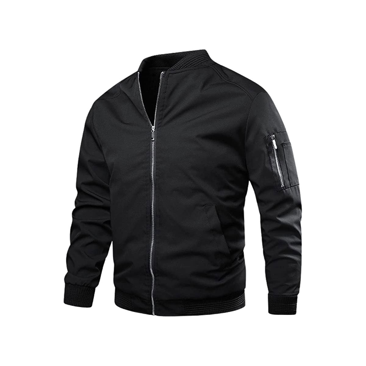 Leichte & trendige Herren Bomberjacke mit Reißverschluss – Jaron Herbstedition
