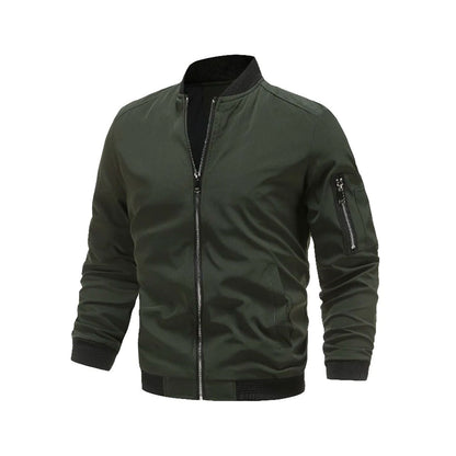 Leichte & trendige Herren Bomberjacke mit Reißverschluss – Jaron Herbstedition