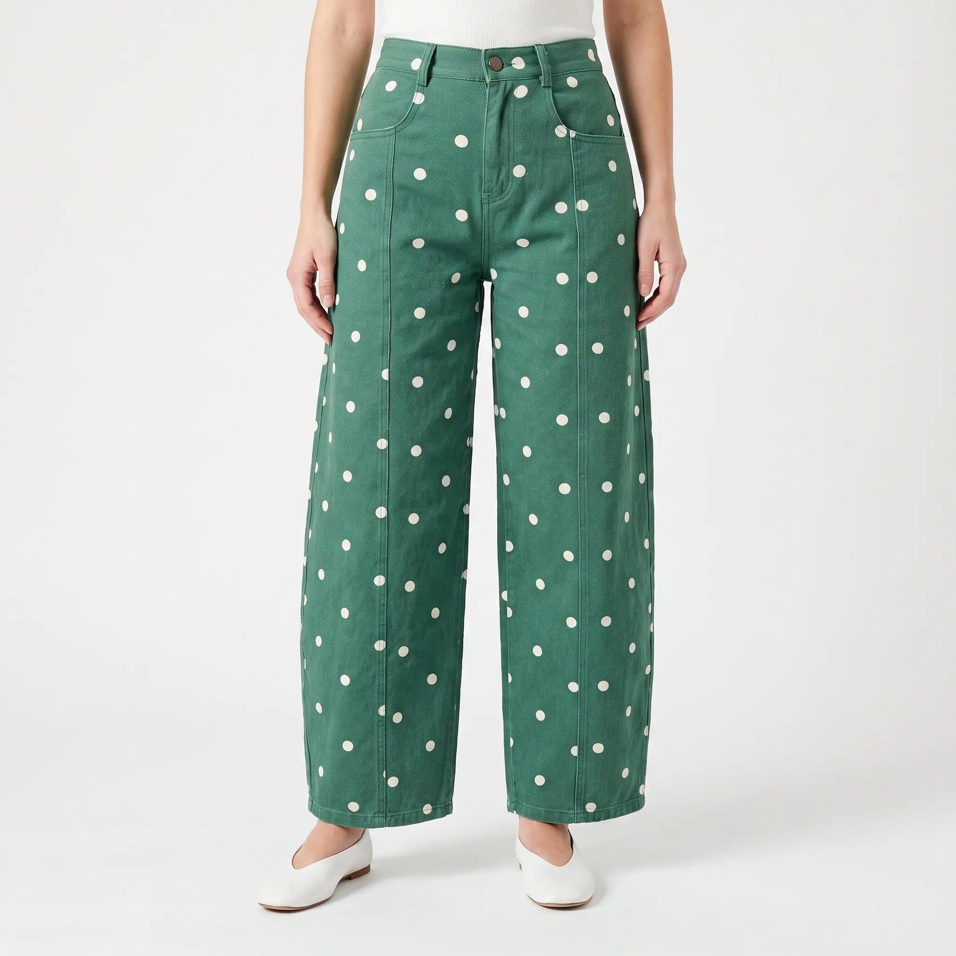 Barrel Jeans Mit Hoher Taille -  Sonya