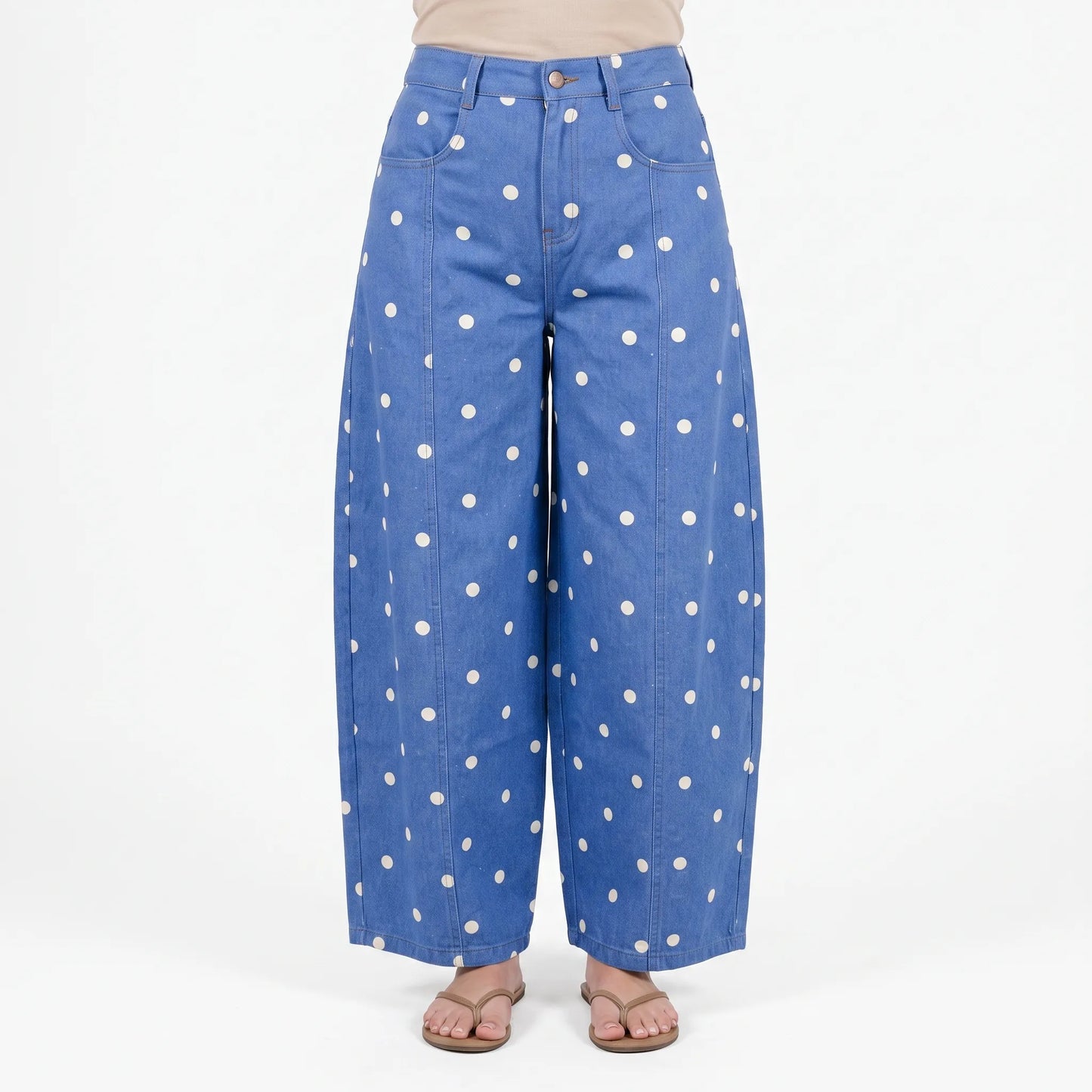 Barrel Jeans Mit Hoher Taille -  Sonya